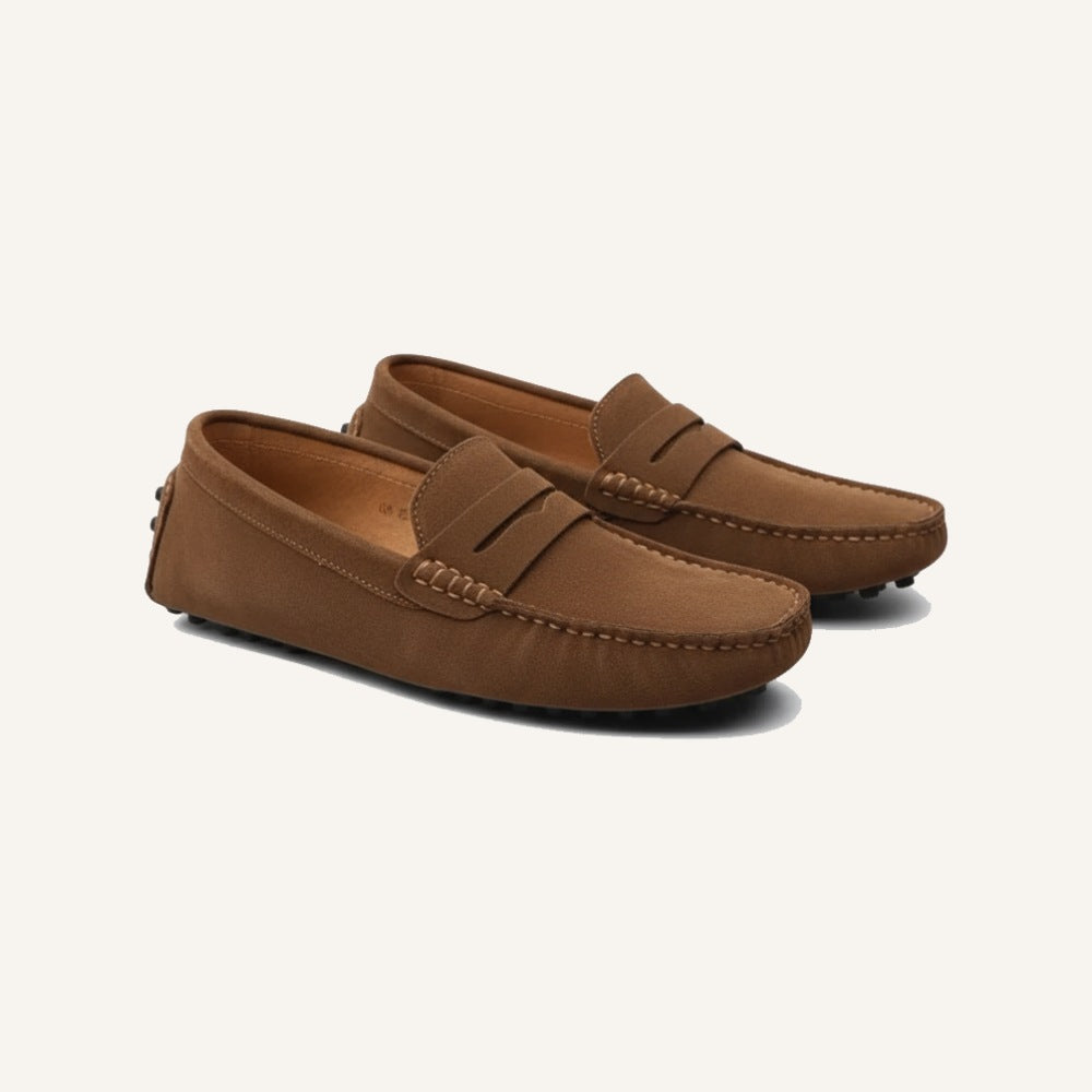 Mocassim Loafer Driver de Camurça Cortez