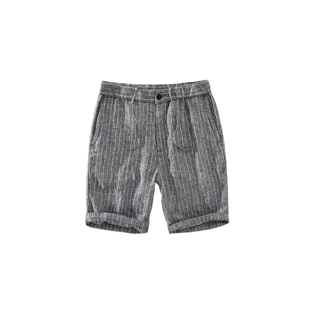 Bermuda Linho Masculina Listrada Montclive MT497