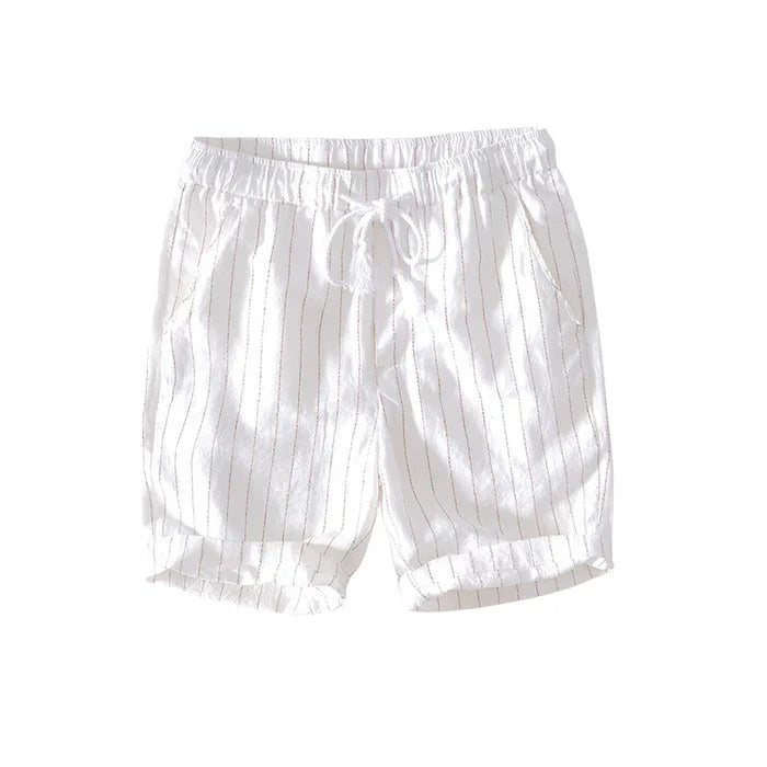 Bermuda Masculina de Linho Listrada Montclive MT506
