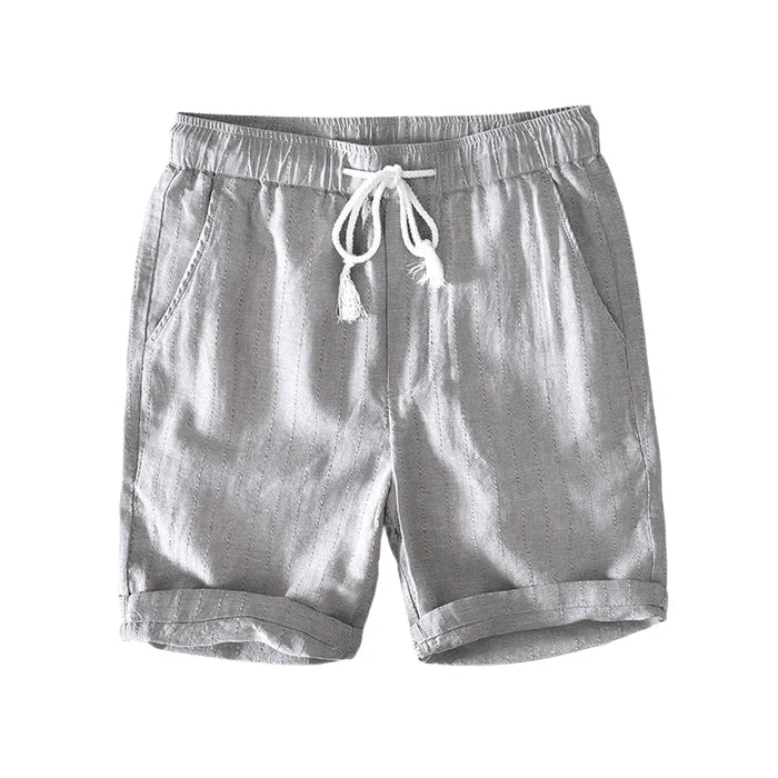 Bermuda Masculina de Linho Listrada Montclive MT506
