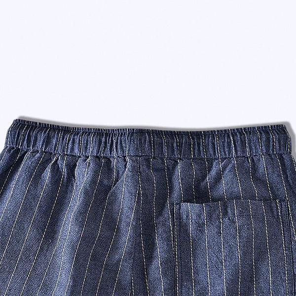 Bermuda Masculina de Linho Listrada Montclive MT506