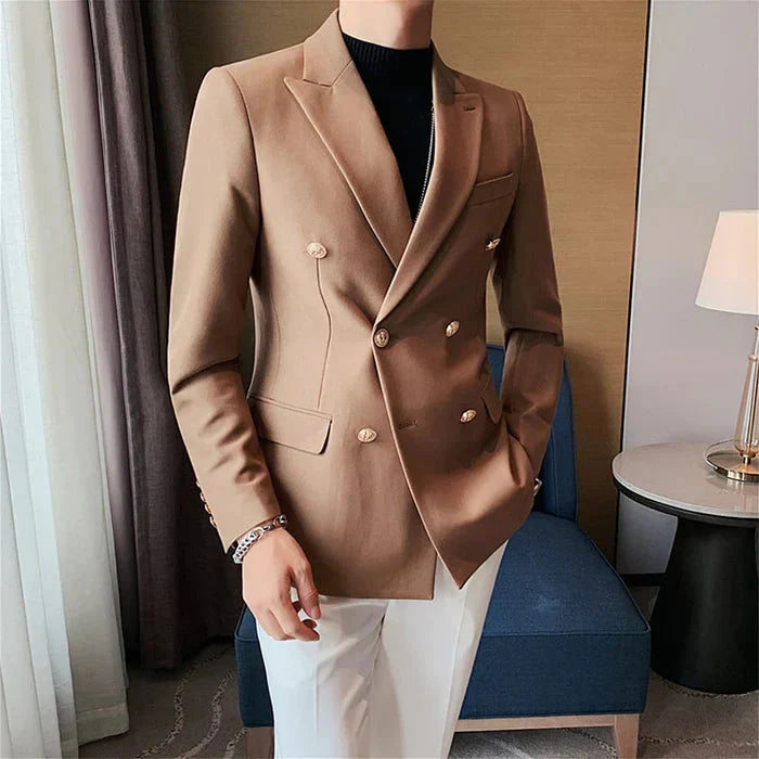 Blazer Masculino de Abotoamento Duplo Romenzi RZ936