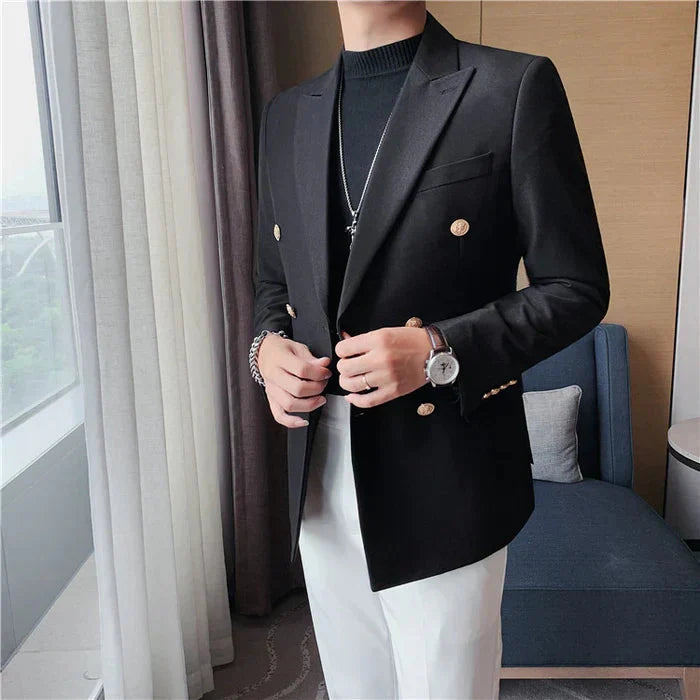 Blazer Masculino de Abotoamento Duplo Romenzi RZ936