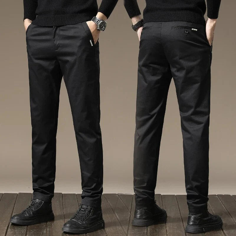 Calça Chino em Sarja Masculina Romenzi RZ553