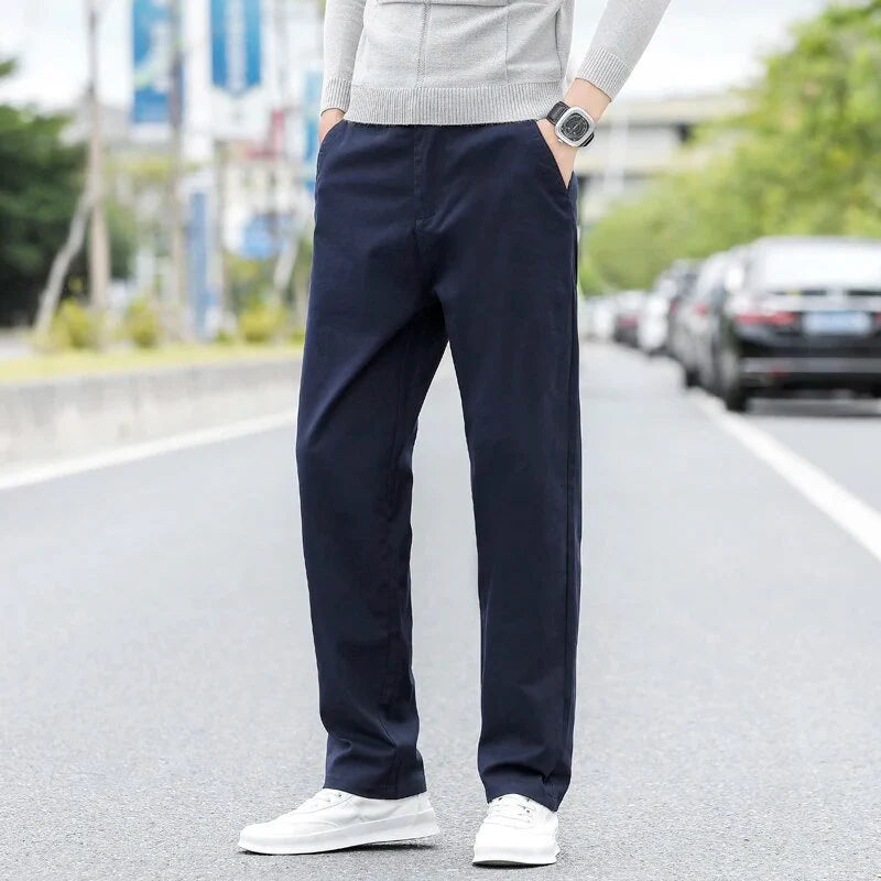 Calça Chino em Sarja Masculina Romenzi RZ554