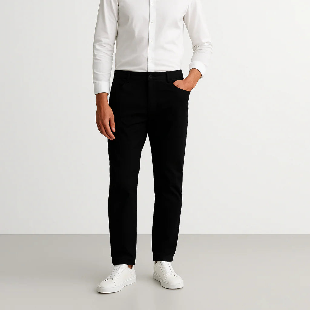 Calça Chino em Sarja Masculina Romenzi RZ555