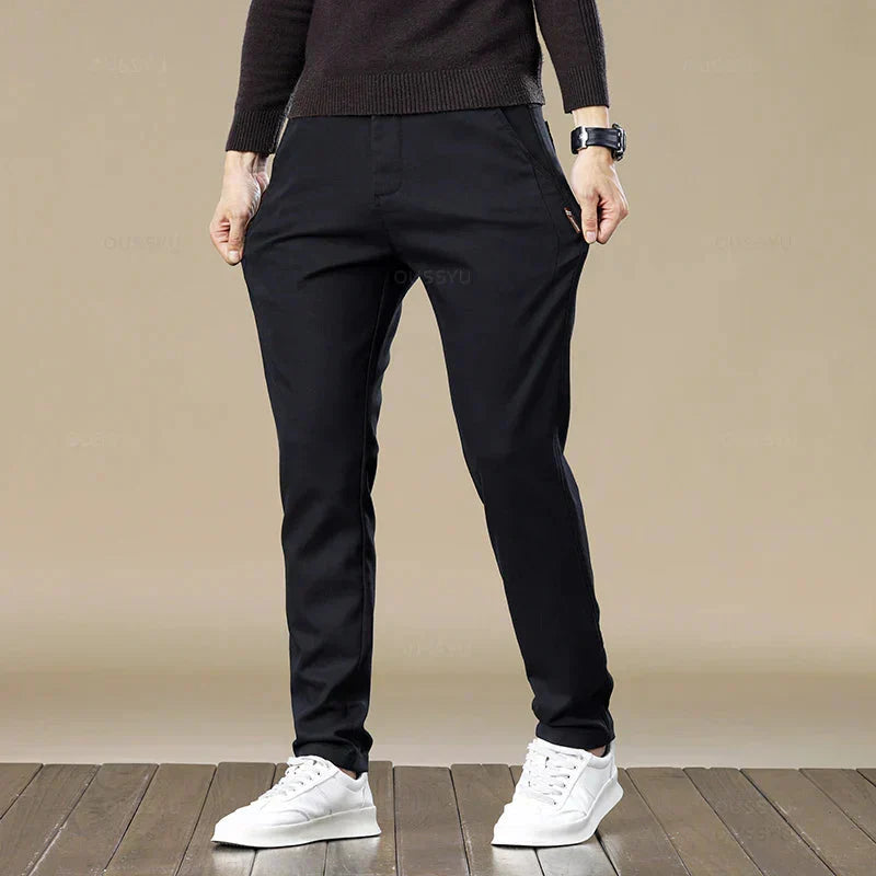 Calça Chino em Sarja Masculina Romenzi RZ556
