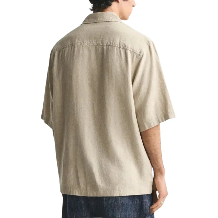 Camisa de Linho Masculina Romenzi Relaxed Fit RZ802