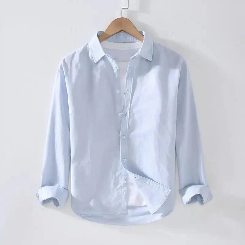 Camisa de Linho Masculina Romenzi RZ538