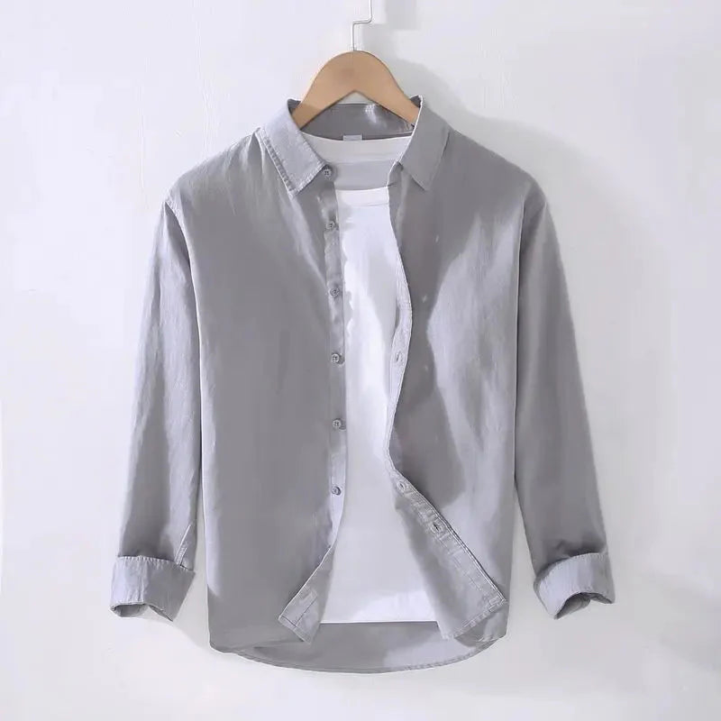 Camisa de Linho Masculina Romenzi RZ538