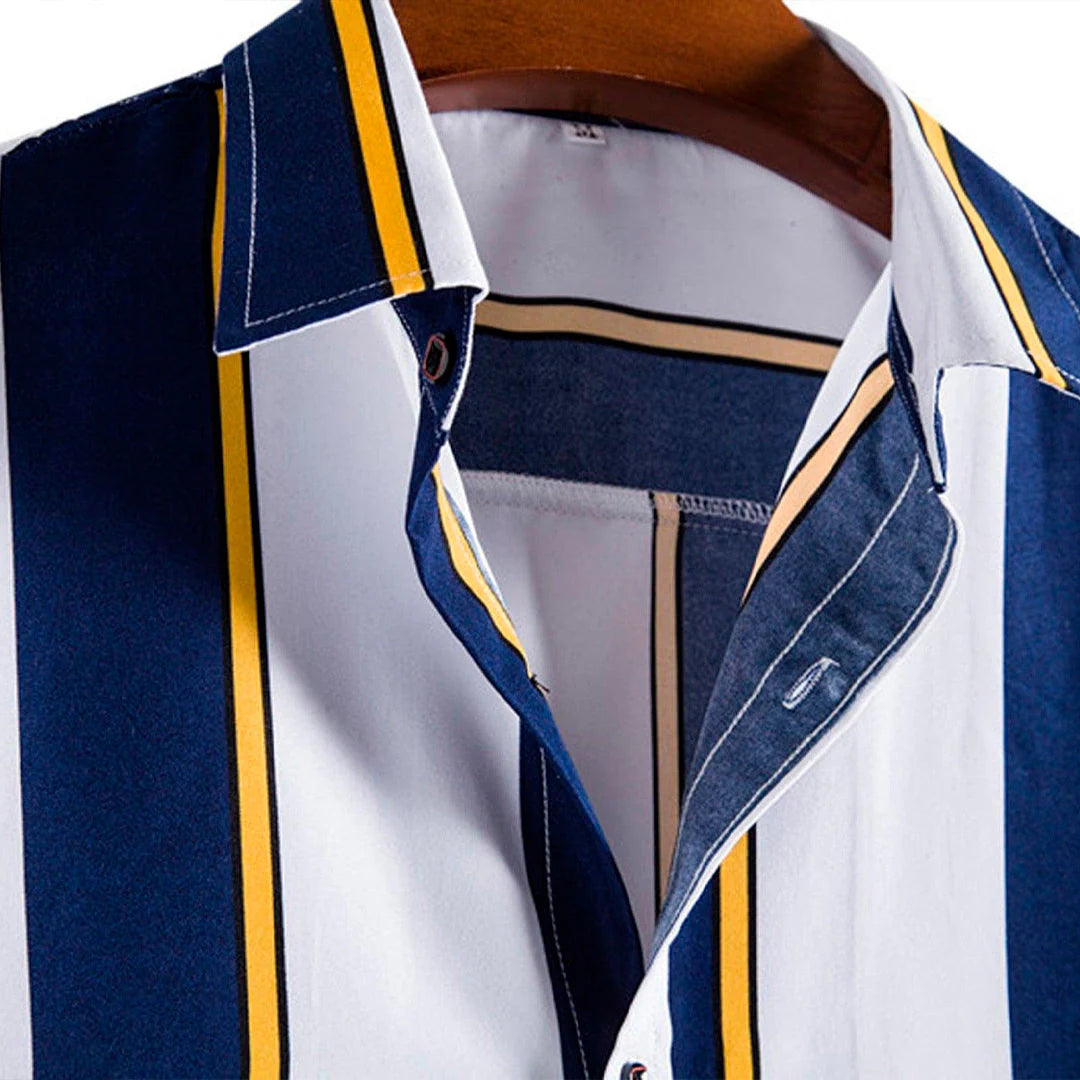 Camisa Manga Curta Listrada Navy Montclive MT600