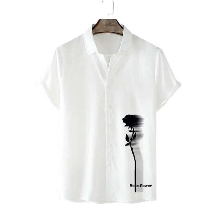 Camisa Manga Curta Flower Montclive MT581