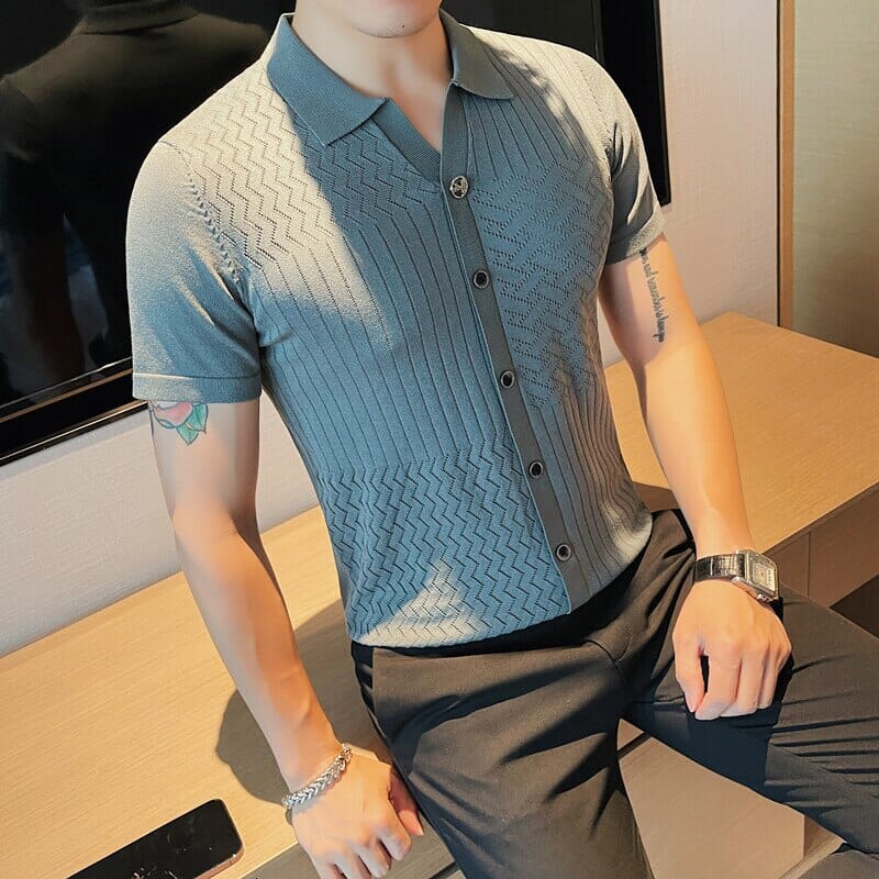 Camisa Polo Masculina Romenzi Vintage RZ633