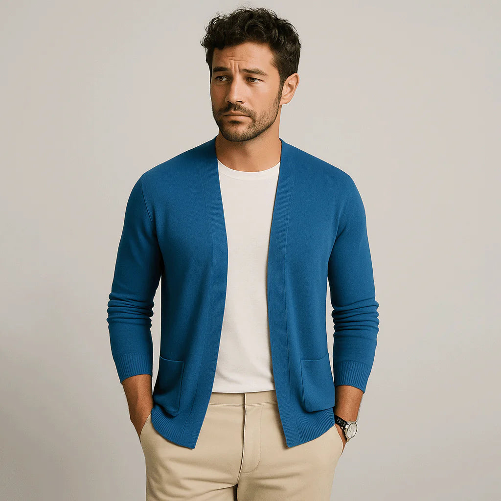 Cardigan Masculino Básico Romenzi RZ639