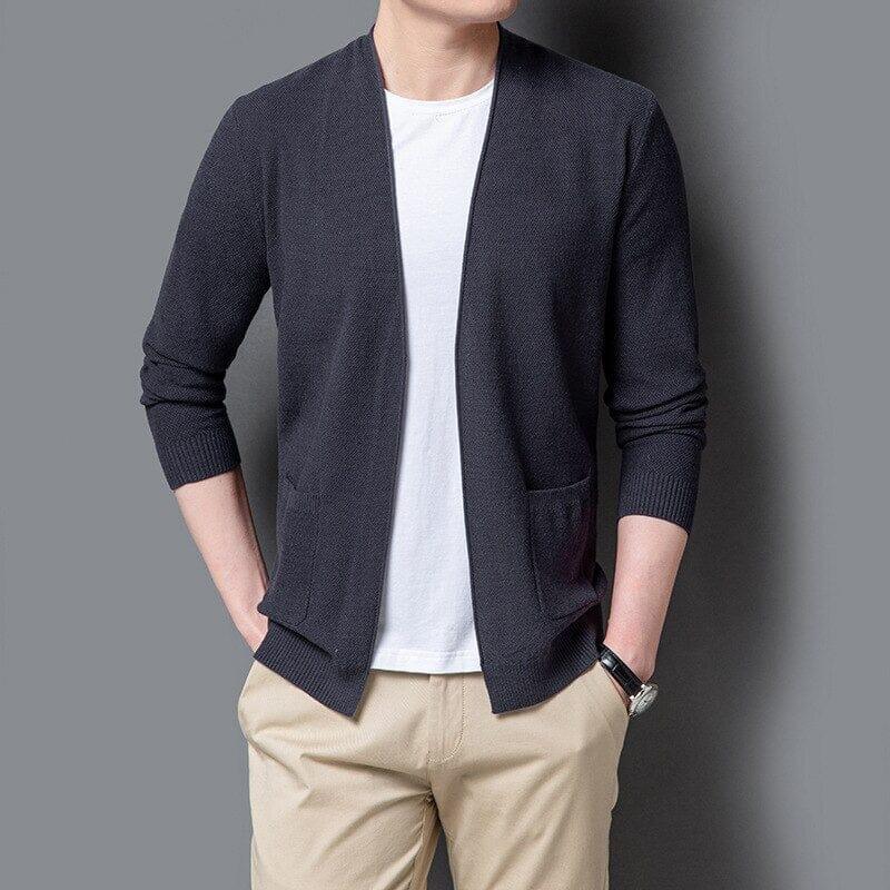 Cardigan Masculino Básico Romenzi RZ639