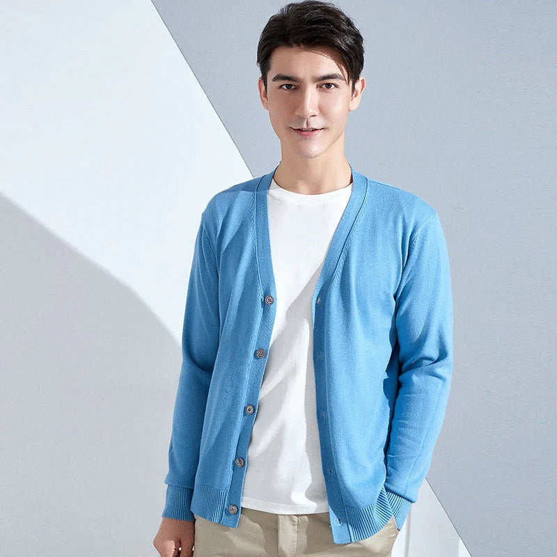 Cardigan Masculino Com Botões Romenzi RZ640