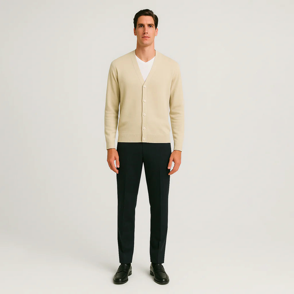 Cardigan Masculino Com Botões Romenzi RZ640