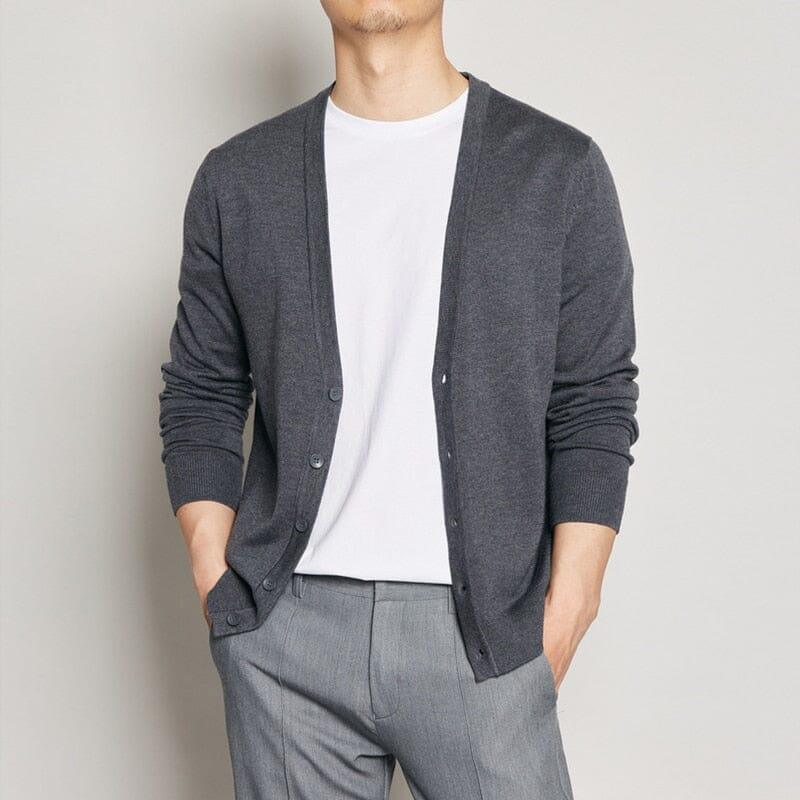 Cardigan Masculino Com Botões Romenzi RZ640