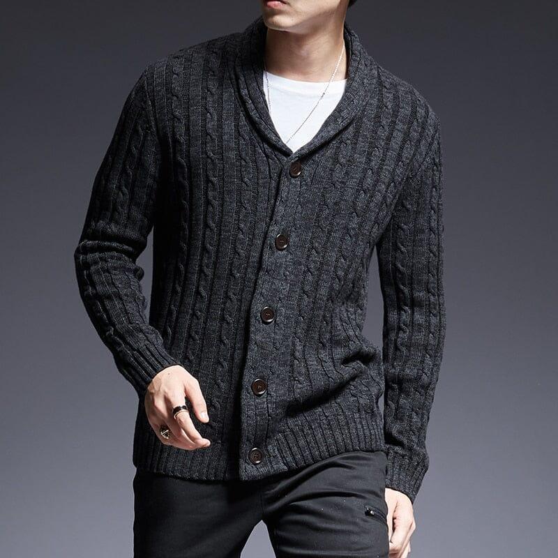Cardigan Masculino em Algodão Pima Romenzi RZ641