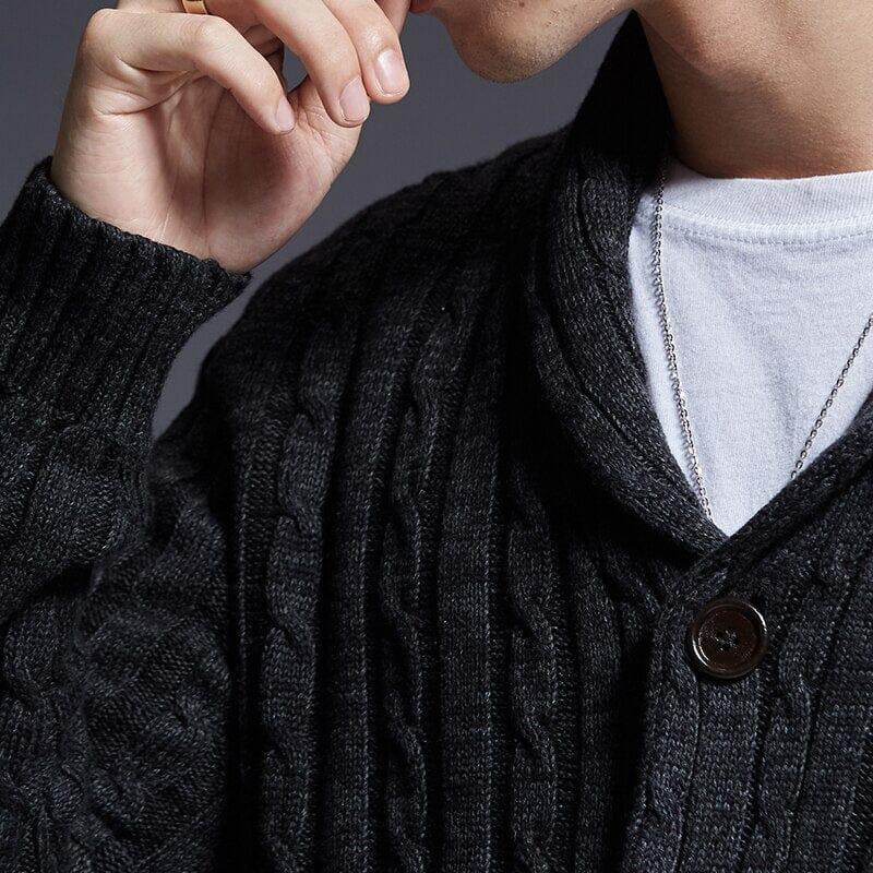 Cardigan Masculino em Algodão Pima Romenzi RZ641