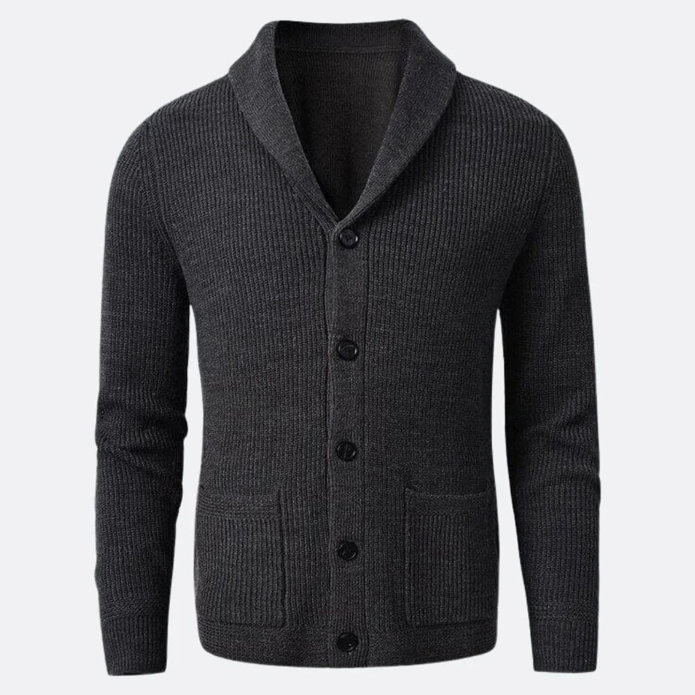Cardigan Masculino Gola em V Romenzi RZ644