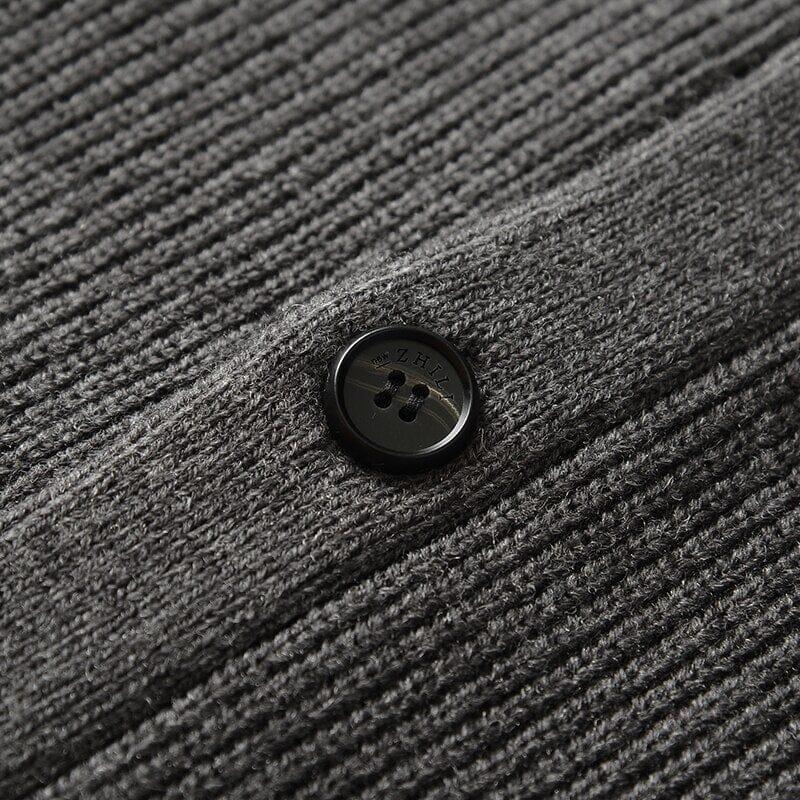 Cardigan Masculino Gola em V Romenzi RZ644