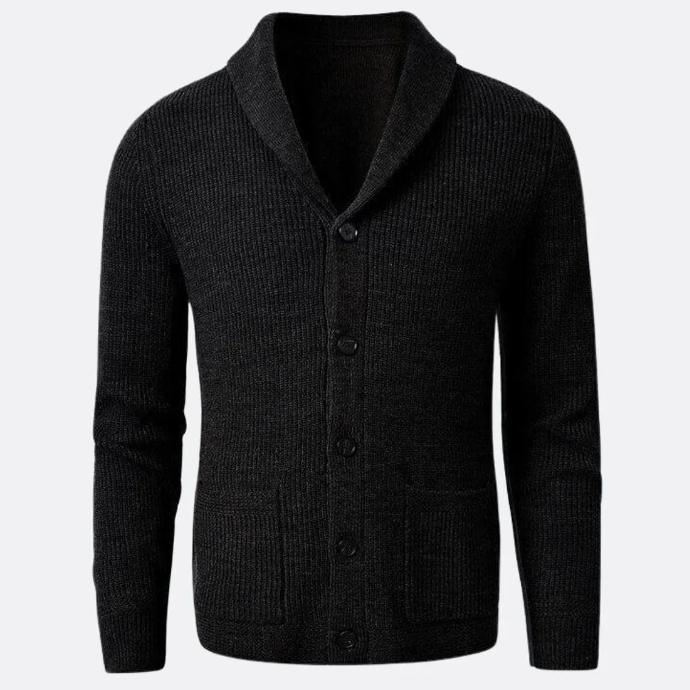 Cardigan Masculino Gola em V Romenzi RZ644