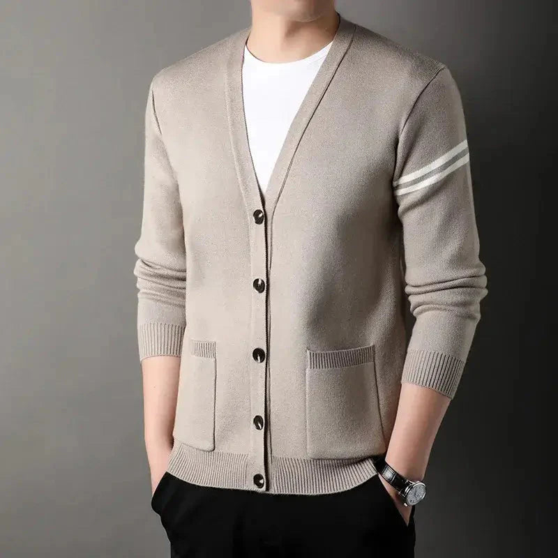 Cardigan Masculino Gola V Romenzi RZ645