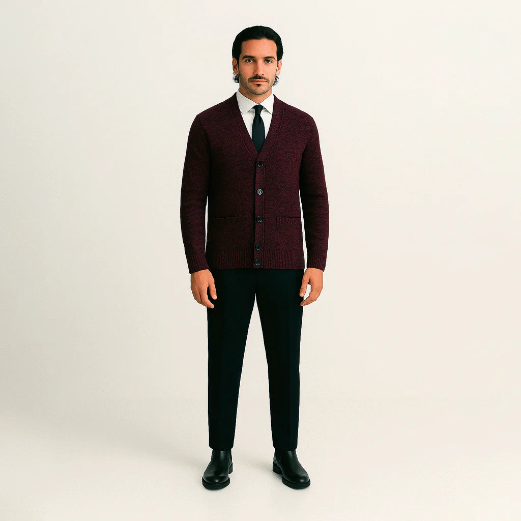 Cardigan Masculino Social Slim Romenzi RZ652