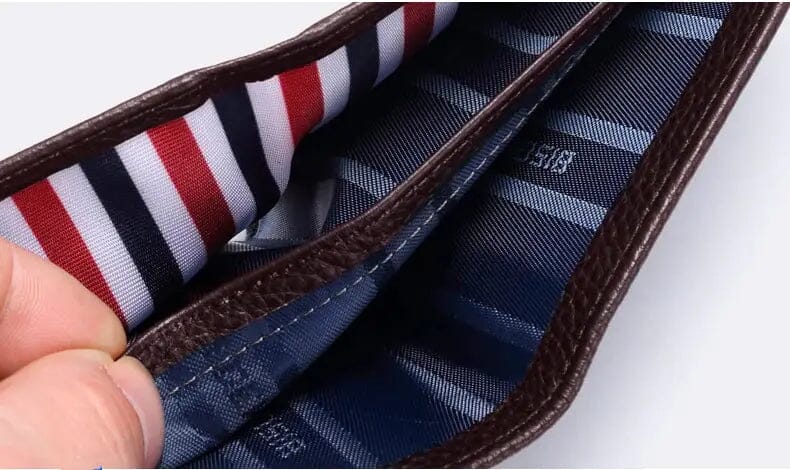 Carteira Masculina de Couro Bison Montclive MT479