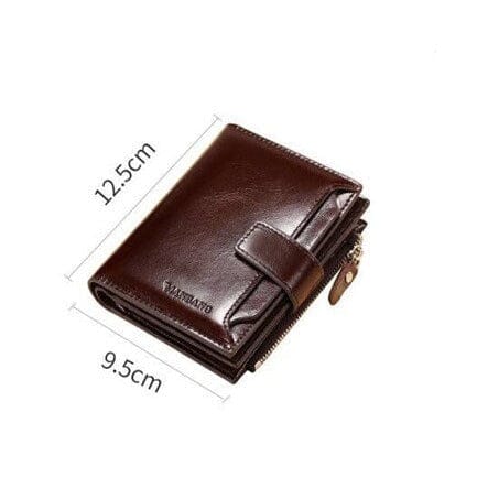 Carteira Masculina de Couro Manbag Montclive MT478