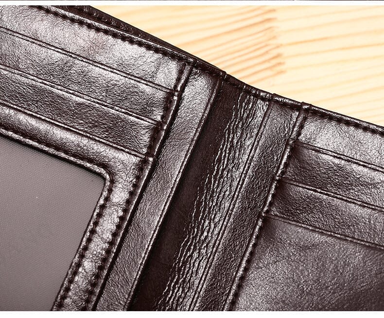 Carteira Masculina de Couro Manbag Montclive MT478