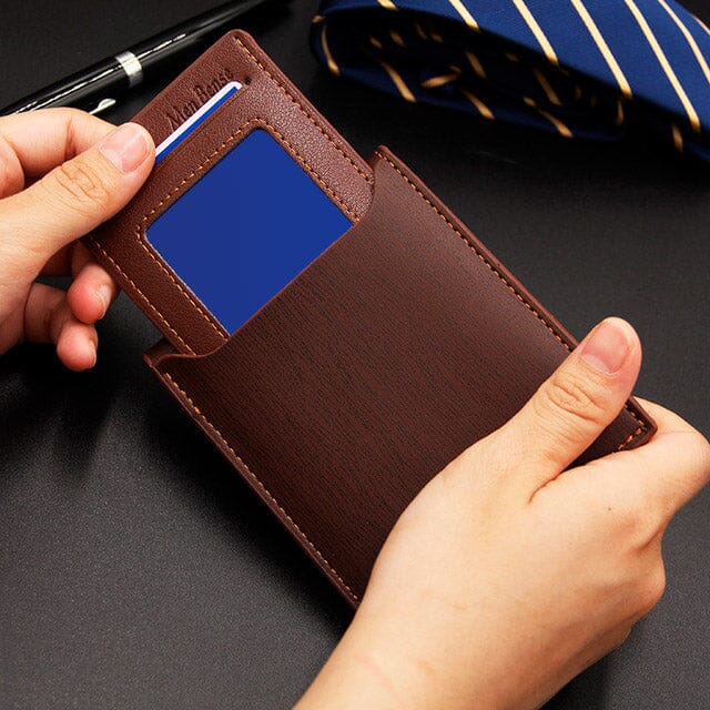 Carteira Masculina de Couro Wyatt Montclive MT480