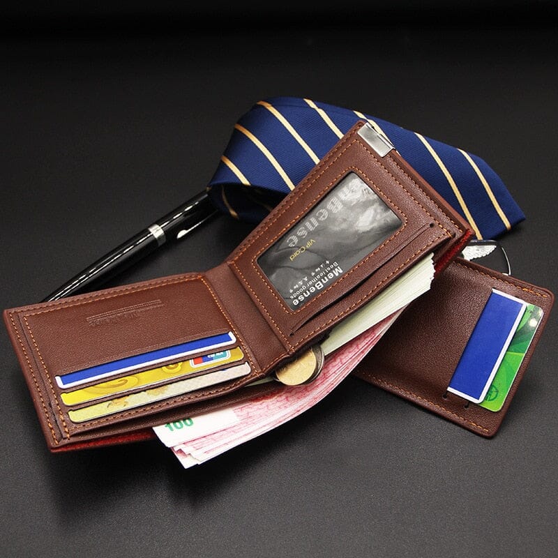 Carteira Masculina de Couro Wyatt Montclive MT480