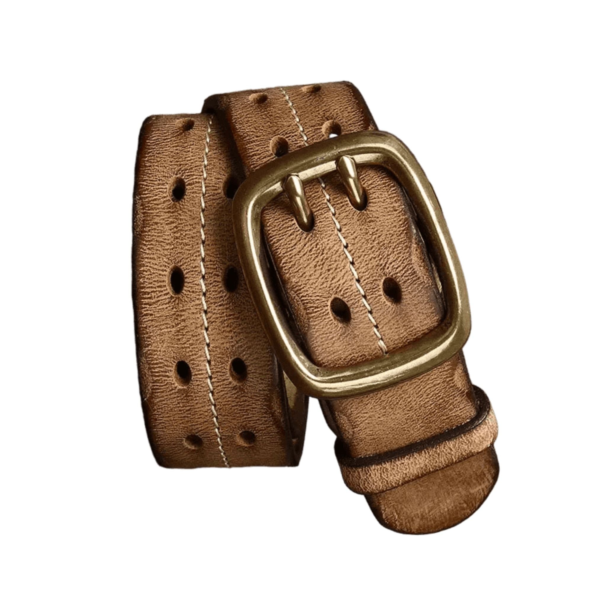 Cinto Masculino de Couro Artesanal Montclive MT458