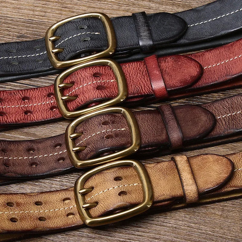 Cinto Masculino de Couro Artesanal Montclive MT458