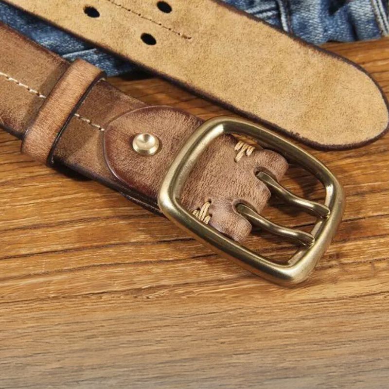 Cinto Masculino de Couro Artesanal Montclive MT458