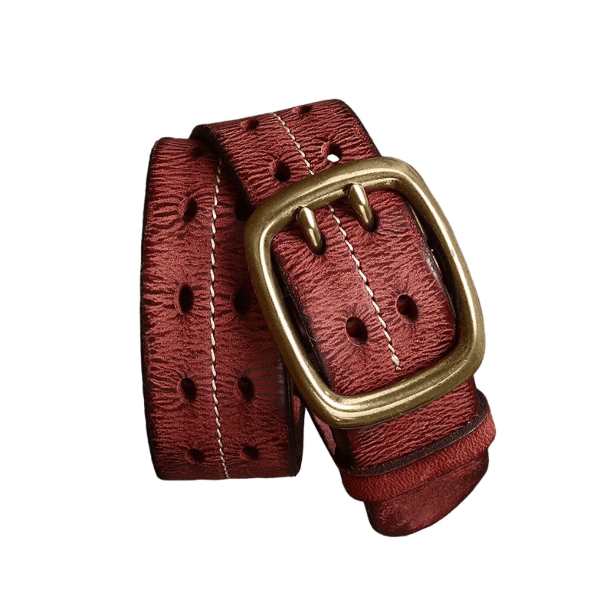 Cinto Masculino de Couro Artesanal Montclive MT458