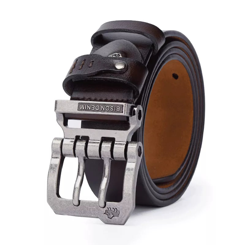 Cinto Masculino de Couro Bison Montclive MT472