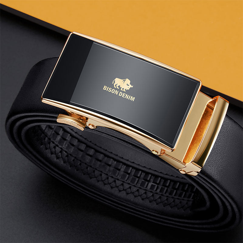 Cinto Masculino de Couro Bison Montclive MT476