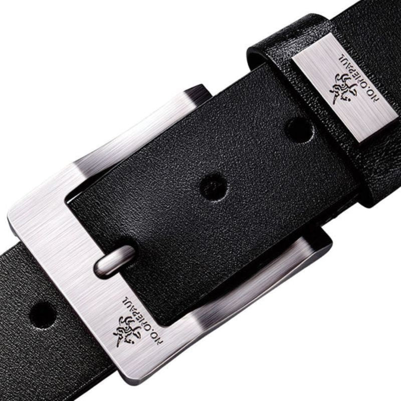 Cinto Masculino de Couro Mens Montclive MT475