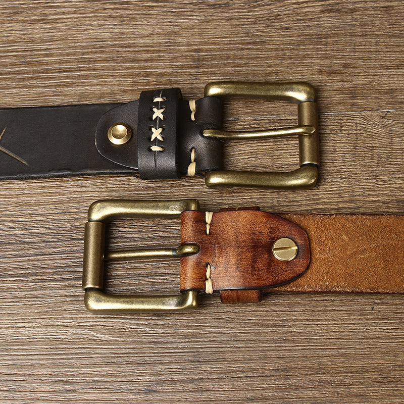 Cinto Masculino de Couro Montclive MT467