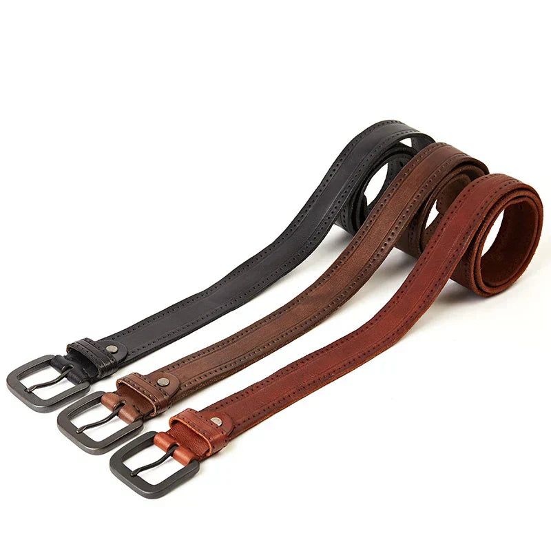 Cinto Masculino de Couro Vintage Royal Montclive MT468