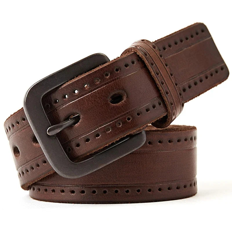 Cinto Masculino de Couro Vintage Royal Montclive MT468
