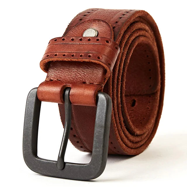 Cinto Masculino de Couro Vintage Royal Montclive MT468