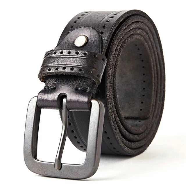 Cinto Masculino de Couro Vintage Royal Montclive MT468
