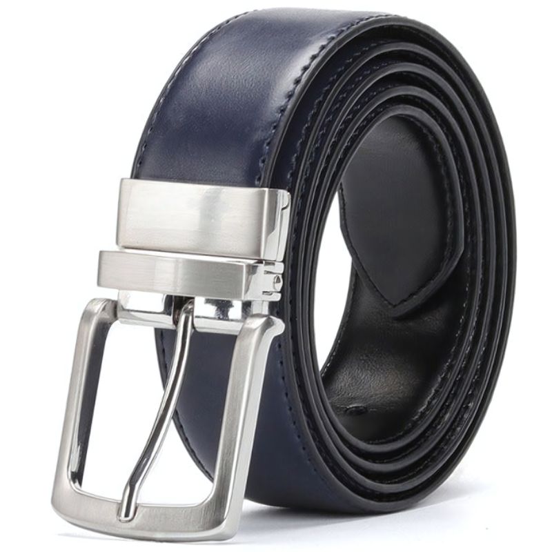 Cinto Social Masculino de Couro Noir Montclive MT463