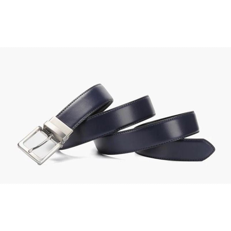 Cinto Social Masculino de Couro Noir Montclive MT463