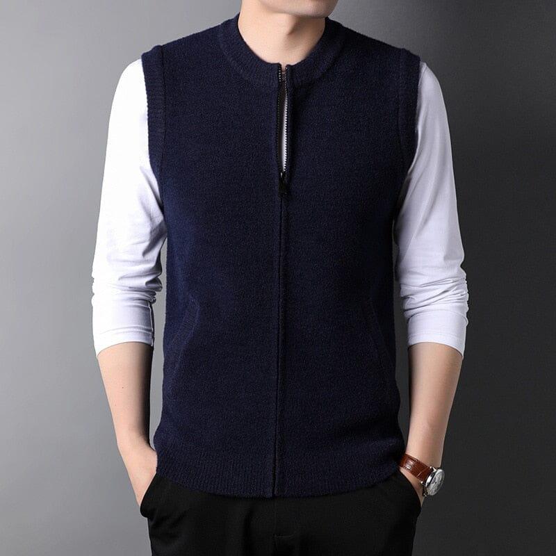 Colete Masculino Tricot de Lã Boston Romenzi RZ663