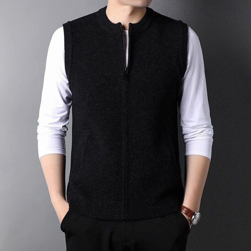 Colete Masculino Tricot de Lã Boston Romenzi RZ663